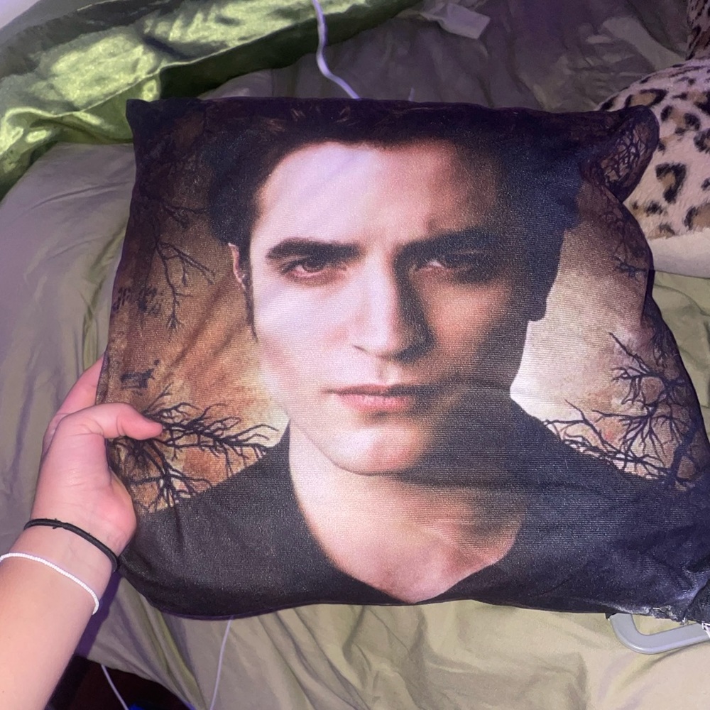 Edward twilight pillow double sided